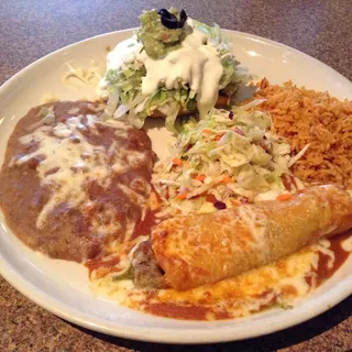 6. Tostada and Enchilada