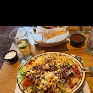 Steak Salad  with Dos XX