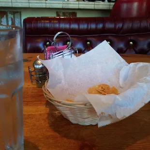 The food was this good, that only a few chips were left. This place gives you plate full of food. The chimichangas are full of meat.