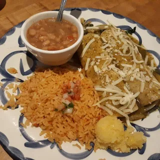 SPINACH ENCHILADAS