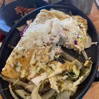 SIZZLING ENCHILADAS - GRILLED CHICKEN