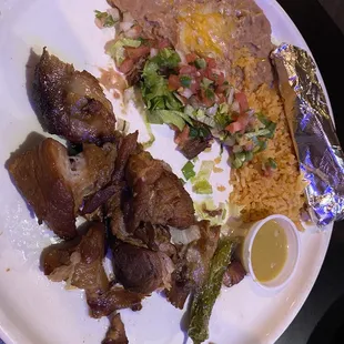 Carnitas platter
