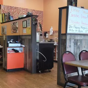 Inside I guess their work area