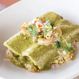 Shrimp Enchiladas