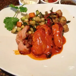 The plate is bigger than the meal but the burp factor is bigger than both!