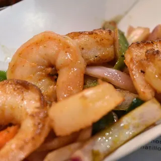 MEXICAN SHRIMP FAJITAS