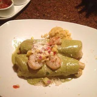 SHRIMP ENCHILADAS