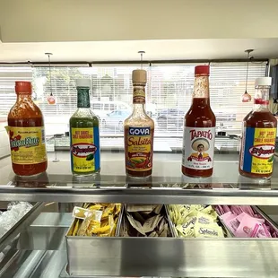 Bottled Hot Sauces Available