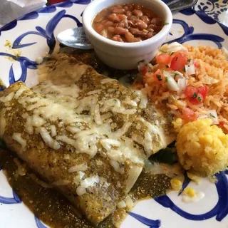 SPINACH ENCHILADAS