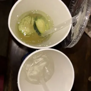 STRAWBERRY-CILANTRO SODA