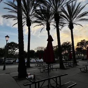 Outside dining