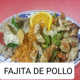 Chicken fajita $ 10.99
