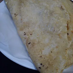 Quesasilla de hongos una delicia