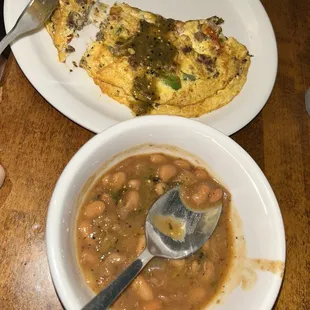 Omelette FRIJOLES DE LA OLLA