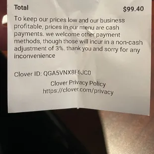 They charge you for using credit card