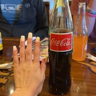 Kids loved the larger size Coke and Fanta