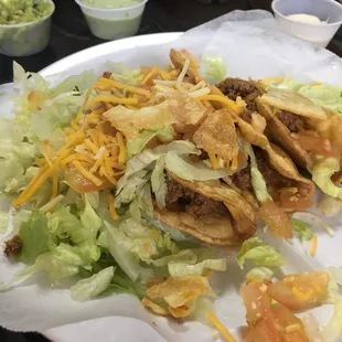 Fried tacos, very tasty..