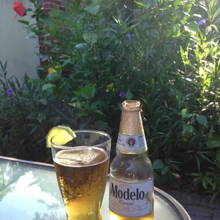 Cold beer, delicious Mexican food. Awesome outdoor patio. Beautiful flowers &amp; great music.