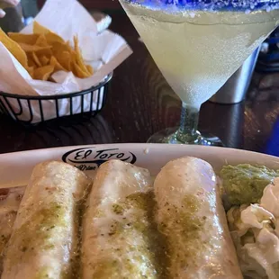 Smoking margarita! The perfect side kick.