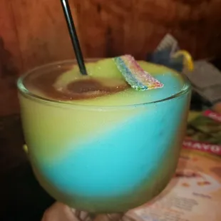 Rainbow margarita