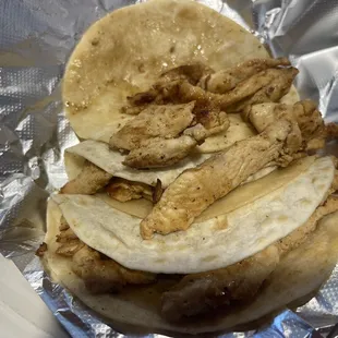 Chicken tacos