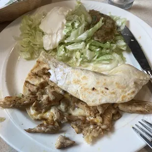 chicken quesadilla