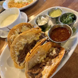 Quesabirria tacos were top notch!