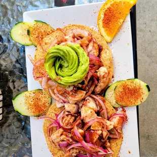 Tostadas De Mariscos