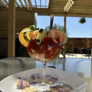 The shrimp coctel is delicious. This place is amazing!!! We'll be back