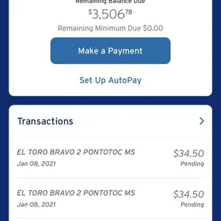 a screenshot of the app