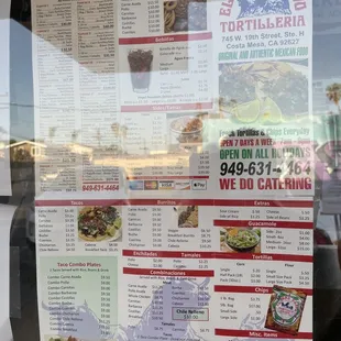 Menu - March 2022