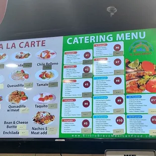 Update menu, Dec 2022