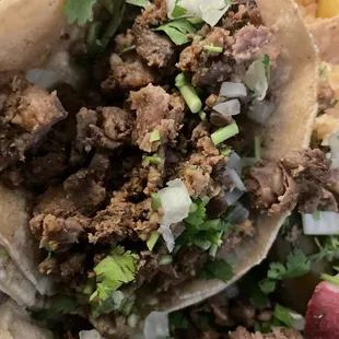 Carne asada 2 taco plate