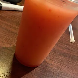 Frozen strawberry marg-nothing too special, tasted decent.