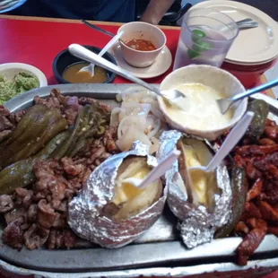 Parrilladas for 2 so much food