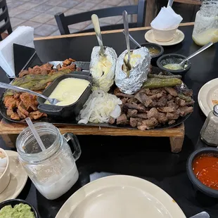 Food for two people.