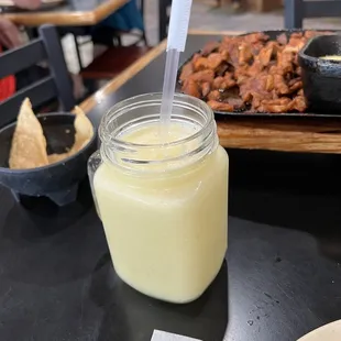 Pineapple agua fresca.