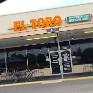 Exterior view of restaurant