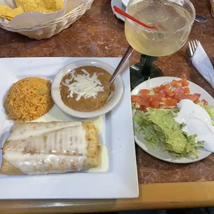 Chicken chimichanga