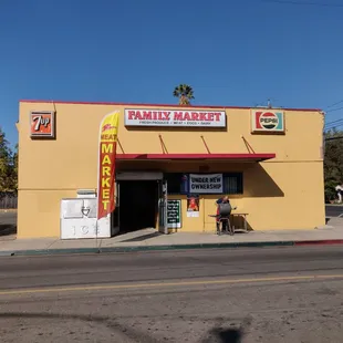 El Toro Carneceria y Taqueria is inside this Market (Acaci St. at Yosemite St.)