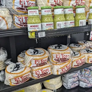 Freshly made tortillas, yum!