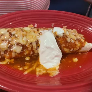 Spicy 3 meat burrito