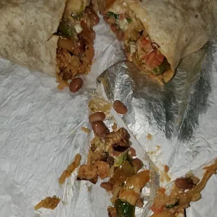 Chicken burrito