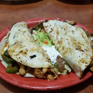 Super quesadilla delicious.