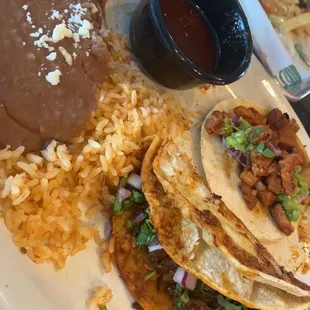 Birria tacos and a adovada taco!! Was great