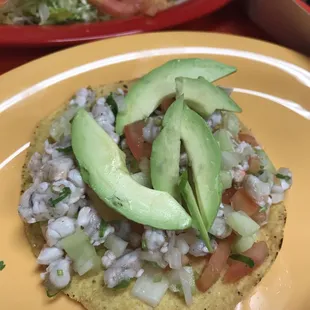 Ceviche Tostada