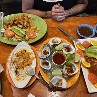 oysters and mussels, food, mussels, oysters, shellfish