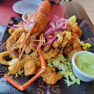 Jalea de Mariscos - Fried Seafood Platter