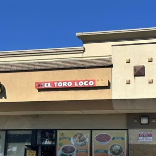 Outside of the restaurant