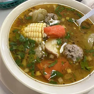 Bomb ass albóndigas soup